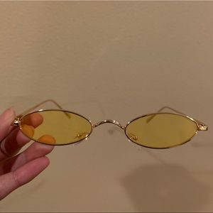 Vintage Yellow Tinted Glasses